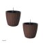 Blumentopf Hydro Ø 27 cm 2er Set Nessa Braun - 1