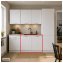 Spülenunterschrank Jenna Country Weiß 80 cm - 1