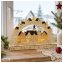 LED Lichterbogen Sternsinger im Winterdorf - 1