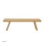 Schwibbogenbank aus Holz 40 cm Natur - 1
