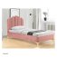Polsterbett 90 x 200 cm Yoris Pink - 1