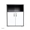 Küchenschrank Grau/Weiß Blanca - 1