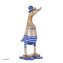 Dekoente Hilde Schwimmschlappe aus Holz 25 cm Maritime Dekoration Blau - 1