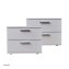 Nachtschrank 2er Set Weiß Nina - 1