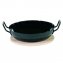 Krüger Schlemmerpfanne mit Holzteller aus Stahl beschichtet 20cm - 1
