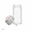 Glas Trinkflasche ToGo 300 ml mit Edelstahl Deckel und Trageschlaufe - 1