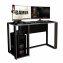 Gamer Schreibtisch Schwarz/Silber - 1