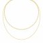 Collier 925 Sterling Silber vergoldet Layering zweifach günstig online kaufen
