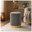 Hocker Reese Velvet Grau - 1