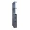 Raumteilerregal 136 cm Thekla Beton - 1