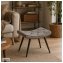 Hocker Freya Velvet Grau - 1