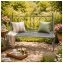 Gartenbank Solea Eisen Grau - 1