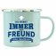 Echter Kerl Emaille Becher Freund - 1