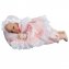 Porzellan-Babypuppe mit Spieluhr - 1