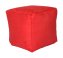 Sitzwürfel Noble Soft rot 40/40/40 cm linke - 1