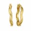 Ohrringe 375/- Gelbgold glanz Wellen - 1