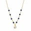 Collier 375/- Gelbgold Perle und Lapis - 1