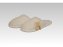 Pantoffel Wolle ecru - 40/41 linke - 1