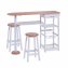 Küchenbar mit 2 Hocker MDF - 1