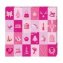 Niederegger Adventskalender Mini Pink Glamour Schokolade Packung 177g - 1