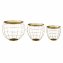 Tisch Set bauchig, 3-teilig Eisen - 1