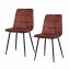 Stuhl Mesa Velvet 2er-Set - 1