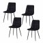 Stuhl Mesa Velvet 4er-Set - 1