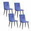 Stuhl Salinas Velvet 4er-Set - 1