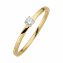 Ring 585/- Gelbgold glanz 1 Brill. 0,10ct. weiß - 1