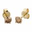 Ohrstecker 585/- Gelbgold 2 Brill. 0,50 t. braun günstig online kaufen