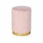 Polsterhocker Ø 32 cm Reese Rosa - 1