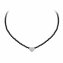 Collier 925 Silber rhodiniert Achat Zirkonia - 1