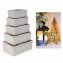 Geschenkkarton Set mit 5 verschiedenen Größen Weihnachtsmotiv - 1