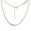 Collier Stahl PVD gelb 50+5cm - 1
