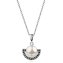 Anhänger mit Kette 925/- Sterling Silber Süßwasserperle - 1