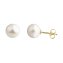 Ohrstecker 585/- Gelbgold Süßwasserperle - 1