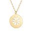 Collier 375/- Gelbgold  Blume - 1