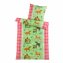 Mikrofaser Kinder Bettwäsche 2-teilig 80x80 135x20 Pferdehof - 1
