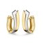 Klappcreolen 375/- Gelbgold bicolor glanz - 1