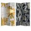 Paravent Leaf Gold und Silber - 1