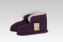 Hausschuhe Heimschuh HS 18 Wolle Noppen anthrazit linke - 1