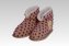 Hausschuhe Heimschuh HS 18 Wolle Noppen beige linke - 1