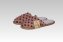 Hausschuhe Pantoffel Wolle Noppen beige linke - 1