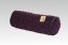 Kissenrolle Nackenrolle Wolle Noppen anthrazit 42 x 14 cm linke - 1