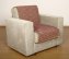 Sitzflächenschoner Sesselschoner Wolle Noppen beige 175 x 47 cm linke - 1