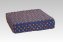 Sitzkissen Sitzerhöhung Wolle Noppen blau 40/40/10 cm linke - 1