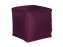 Sitzwürfel Nylon aubergine 40/40/40 cm linke - 1