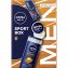 NIVEA MEN Sportbox Deo Roll on Pflegedusche Creme Geschenkset 3tlg - 1