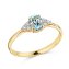 Ring 375 Gold Gelb Topas und Zirkonia - 1