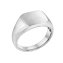 Ring 925 Sterling Silber matt rhodiniert edged - 1